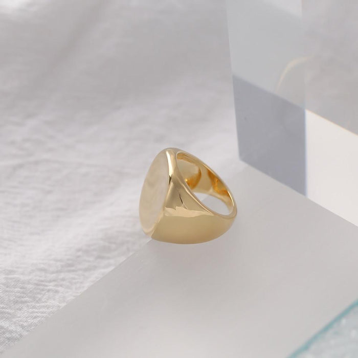 Minimalistic Golden Ring for Men and Women