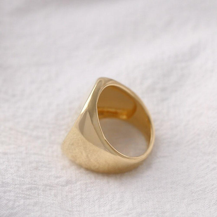 Minimalistic Golden Ring for Men and Women