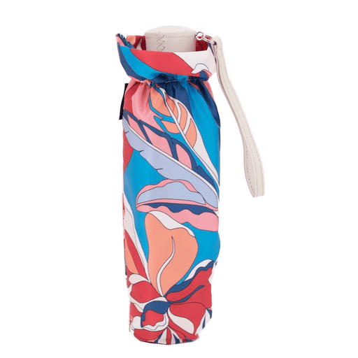Leather Handle Summer Exclusive Folding Umbrella Women