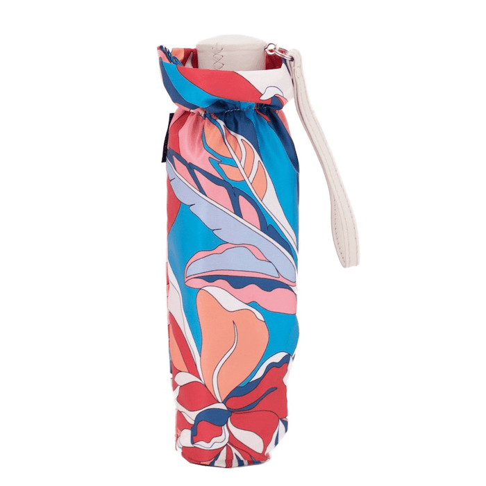 Leather Handle Summer Exclusive Folding Umbrella Women