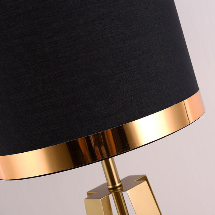 Black and Gold Table Lamp for Home and Office
