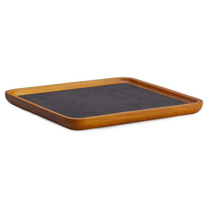 Dark Gray Large Wood Jewelry Display Tray