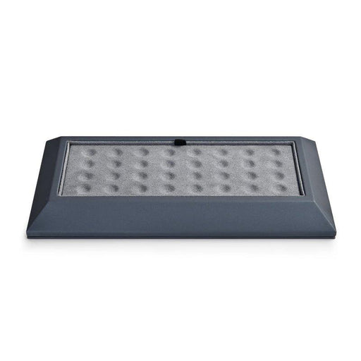 Dark Gray Premium Leather Beads and Gems Organizer Tray