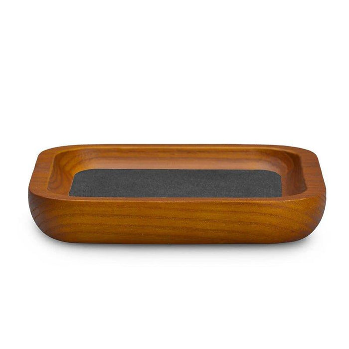 Dark Gray Small Wood Jewelry Display Tray