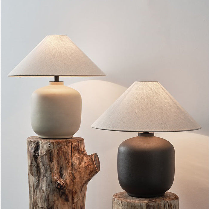 Minimalistic Design Handcrafted Ceramic Pottery Lamp
