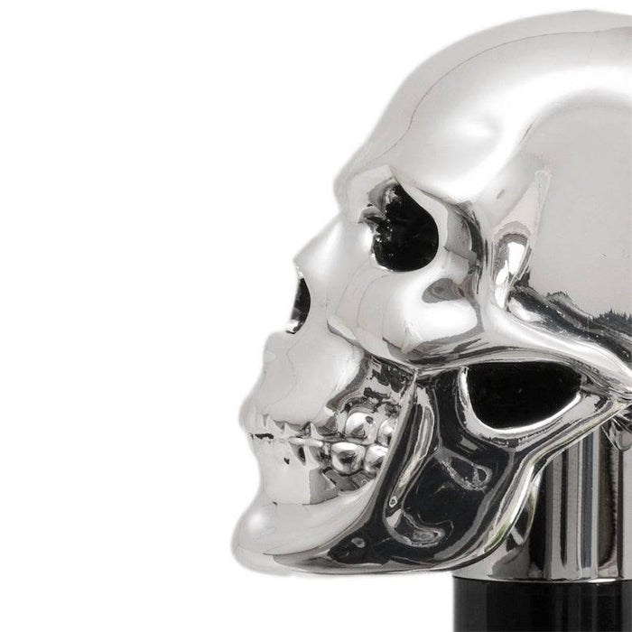 Designer Silver Skull Walking Stick Handle