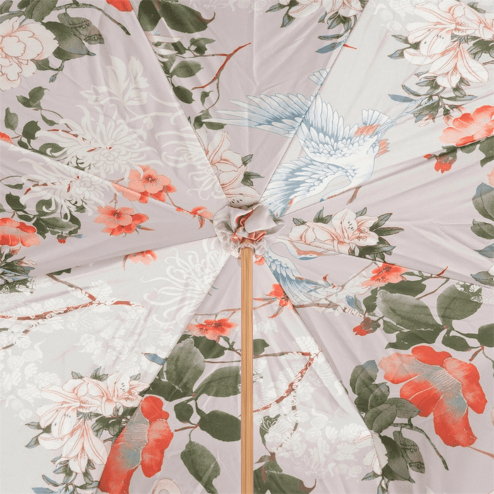Designer Unique Women Umbrella with Flowers Interior