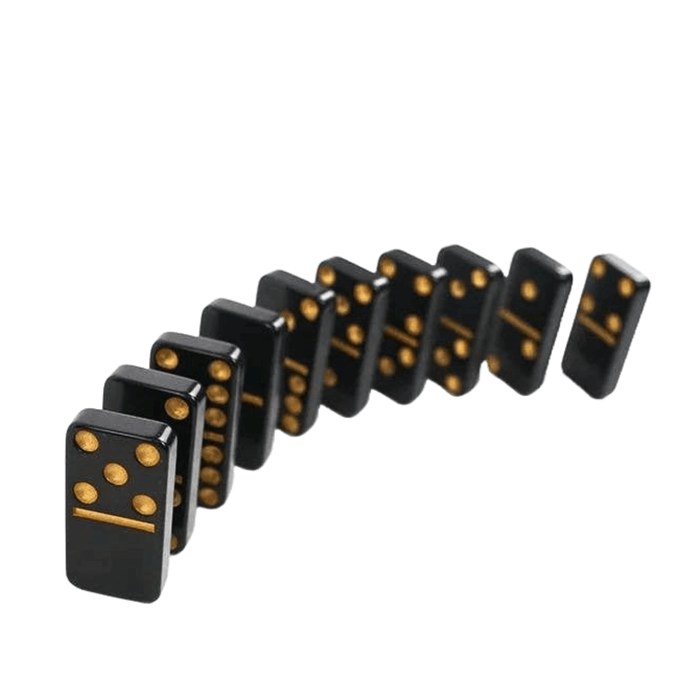 Dominoes Set With Luxury Design For Domino Game
