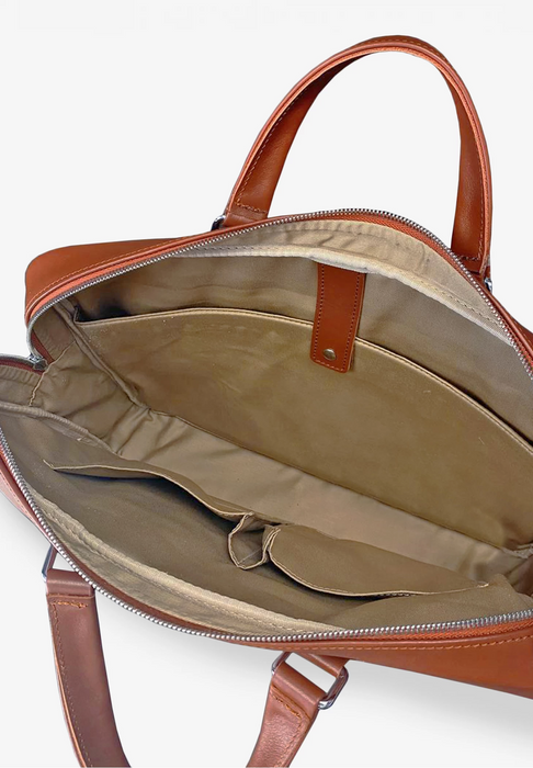Leather Laptop Bag – Elegant and Durable for Everyday Use