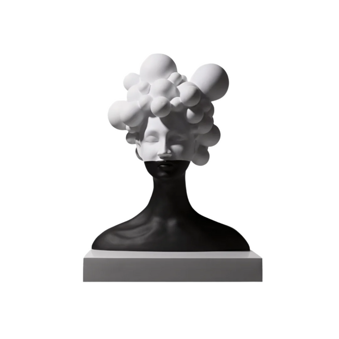 Mysterious Woman Resin Tabletop Ornament