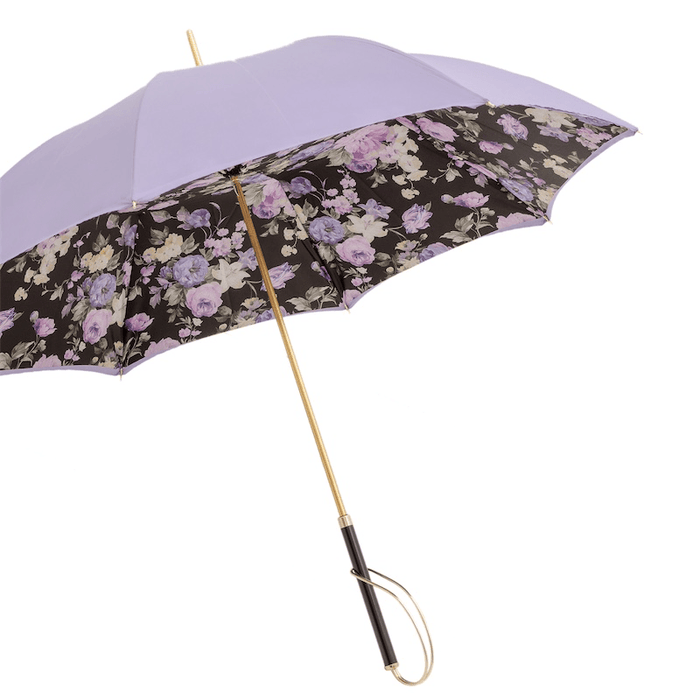 Lilac Flowers Floral Design Umbrella - Purple Umbrella for Women