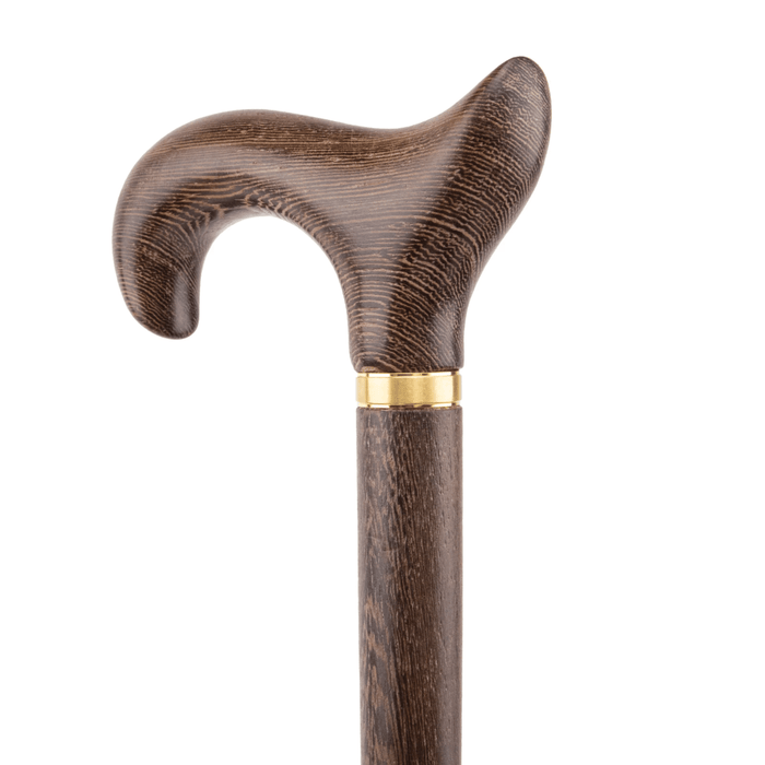 Elegant Derby Walking Cane For Men, Ergonomic Handle Grip