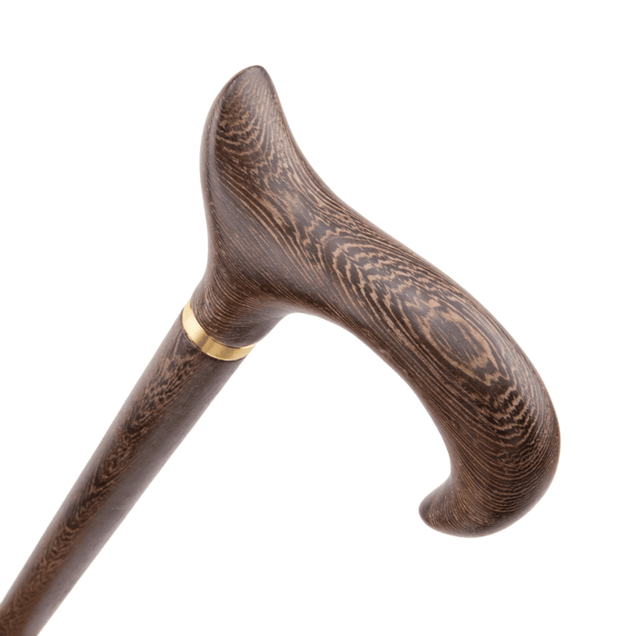 Elegant Derby Walking Cane For Men, Ergonomic Handle Grip