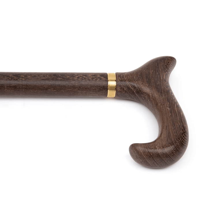 Elegant Derby Walking Cane For Men, Ergonomic Handle Grip