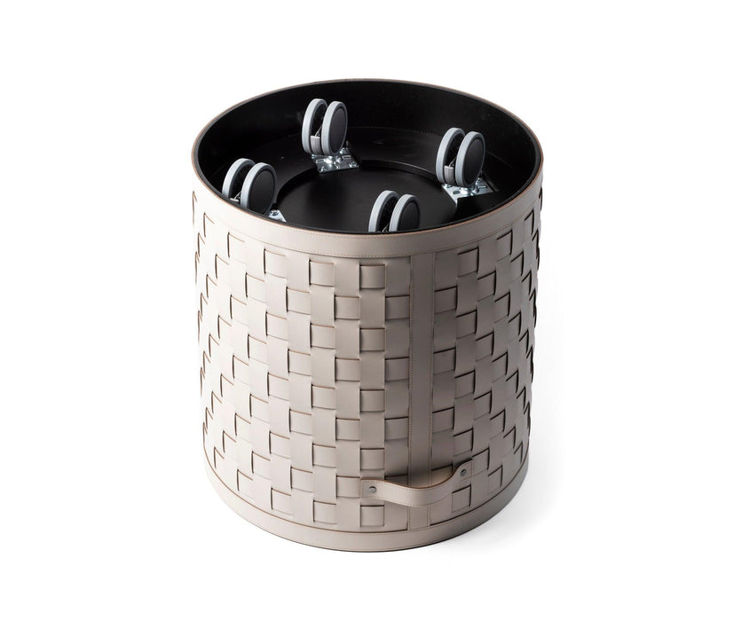 Elegant Designer Demetra Home Basket with Wheels