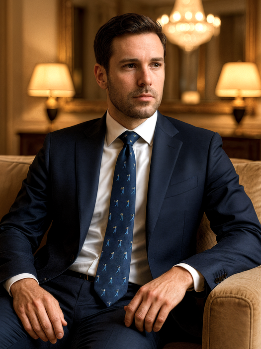 Men’s Designer Ties – Slim Modern Polyester Neckties with 17 Unique Styles