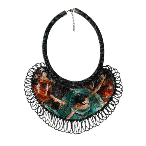Ballerina Beadwork Necklace – Inspired by Edgar Degas