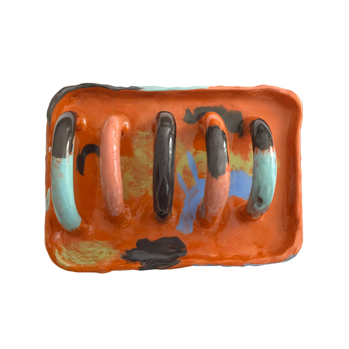 Art Designer Bookend Holder Stand - Modern Pop Art Style