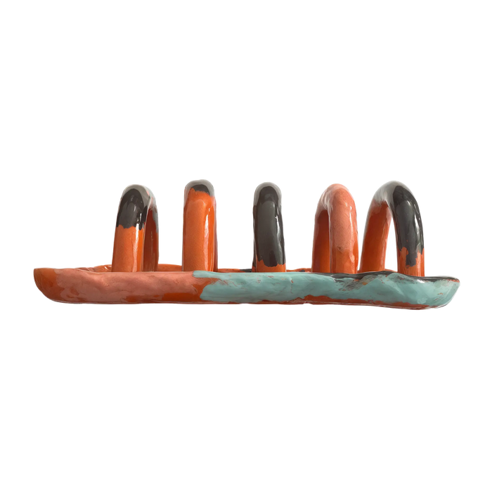 Art Designer Bookend Holder Stand - Modern Pop Art Style