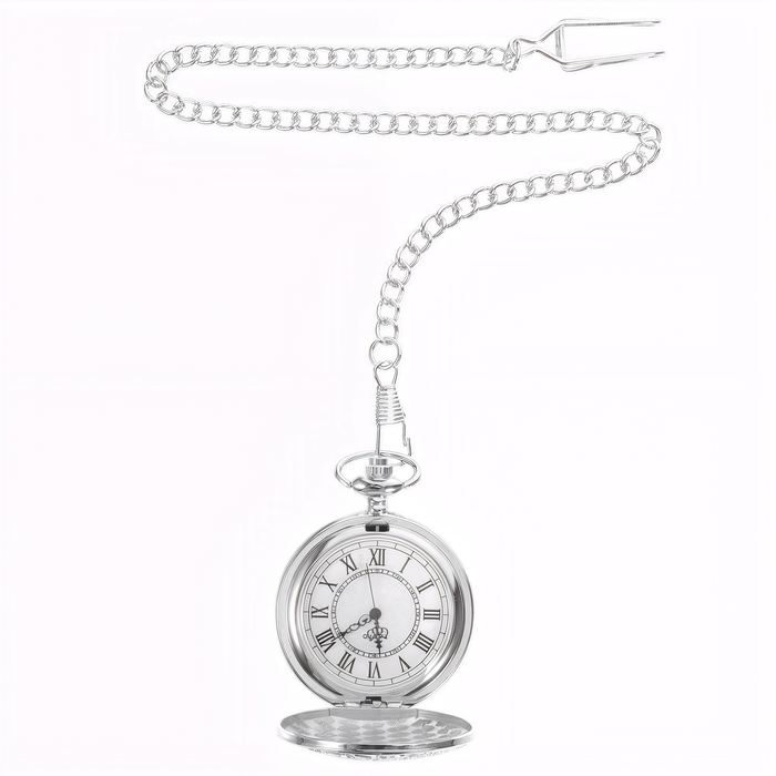 Victorian Silver Pocket Watch – Quartz Movement