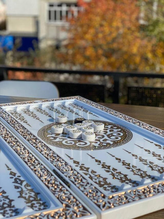 Exclusive Design Set of 27 mm Acrylic Stone Checkers