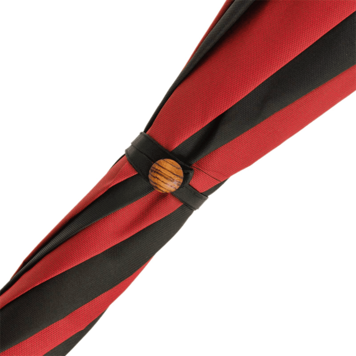 Exclusive Solid Chestnut Red & Black Umbrella