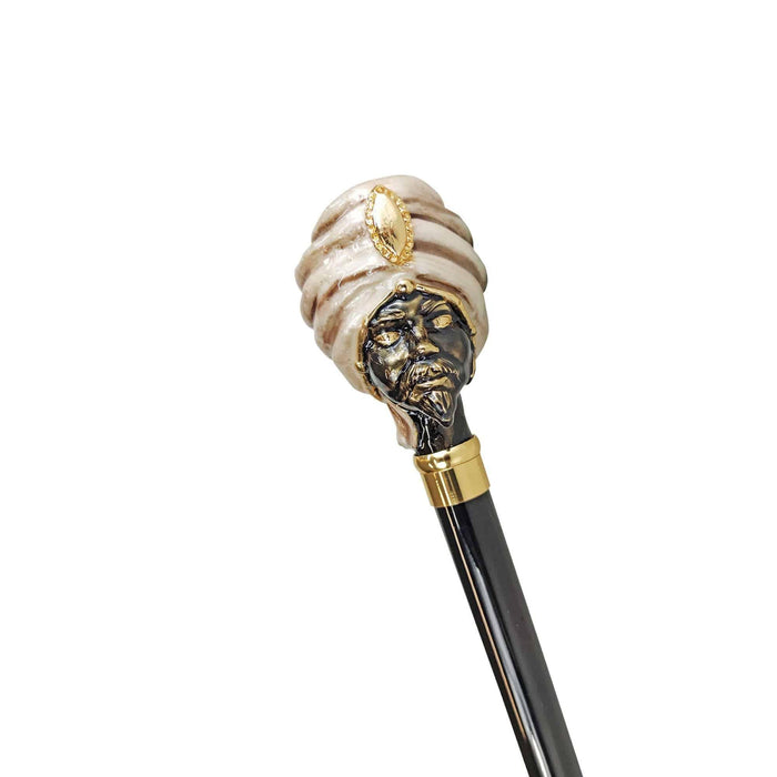 Exclusive "Testa di moro" Walking stick for Men