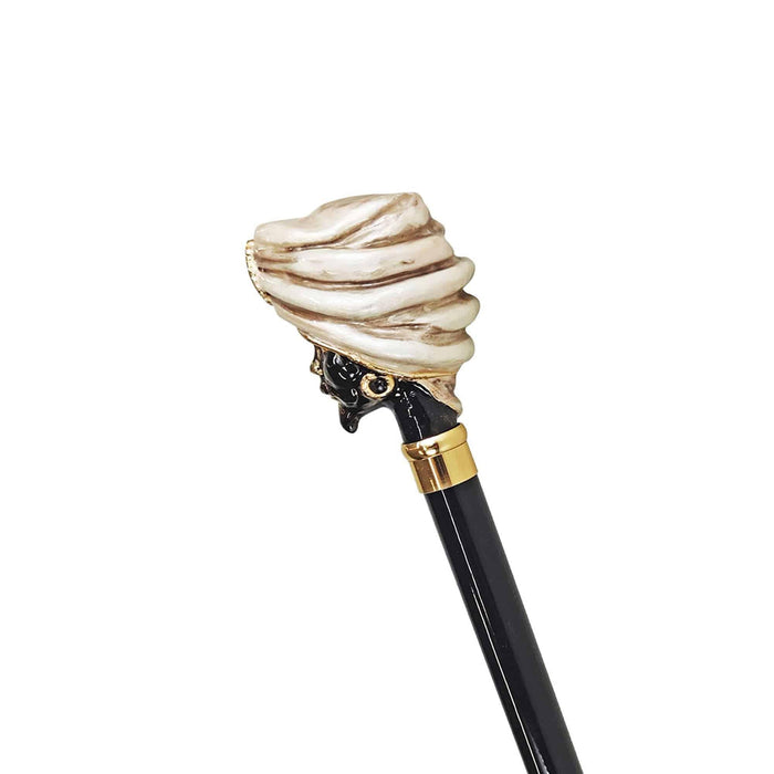Exclusive "Testa di moro" Walking stick for Men