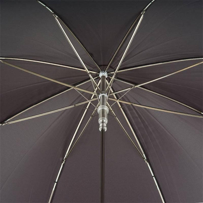 Exclusive Umbrella Craftsmanship Style, Silver Bulldog Handle