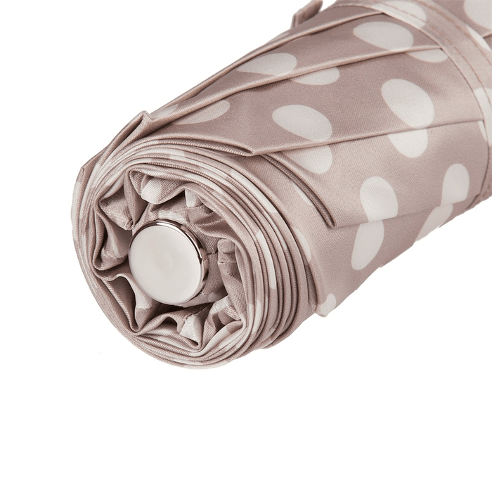 Polka Dot Pink Parrot Chic Folding Umbrella High-Quality