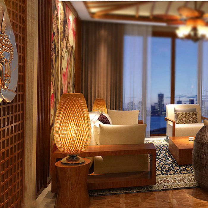 Eeco-Friendly Bamboo Rustic Design Lamp
