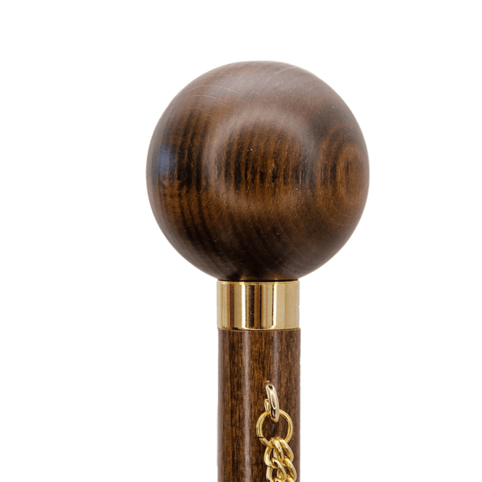 Vintage Wooden Handle Classic Beige Umbrella Luxury