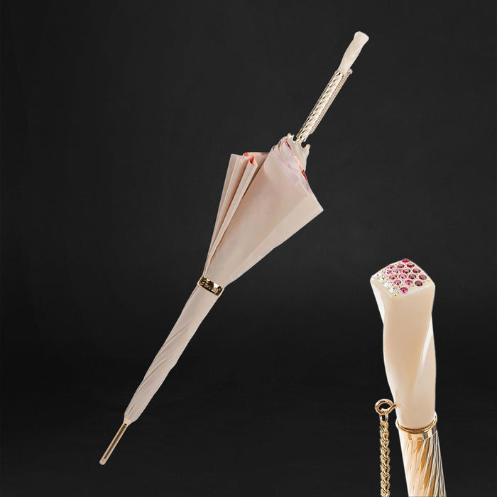 Flowered Crystals from Swarovski® Handle Umbrella