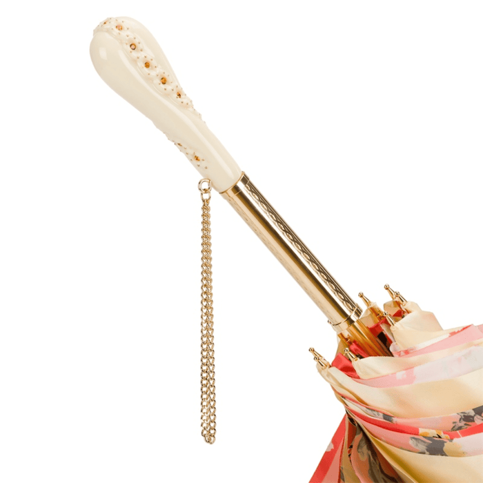 Flowered Vintage Umbrella Handle with Crystals from Swarovski®