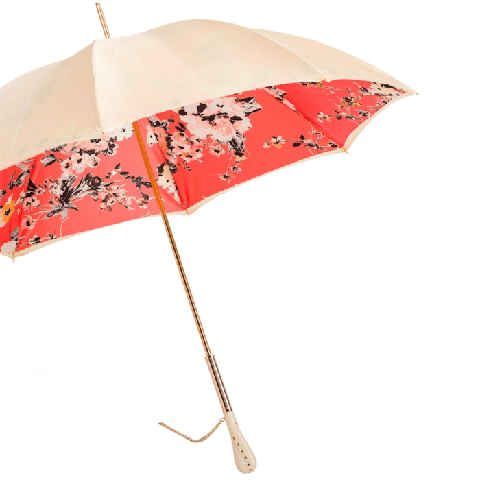 Flowered Vintage Umbrella Handle with Crystals from Swarovski®