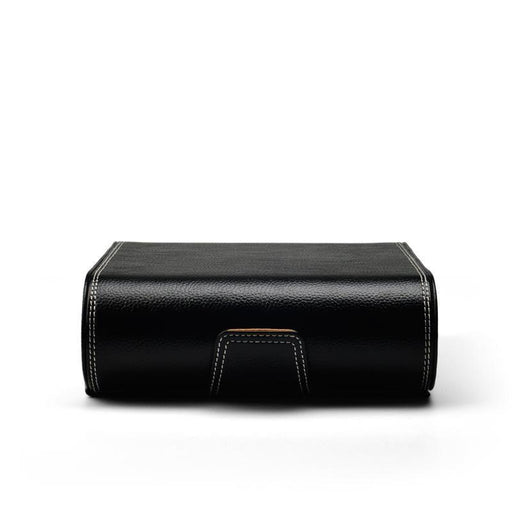Travel-Friendly Genuine Leather Watch Case with 6 Slots