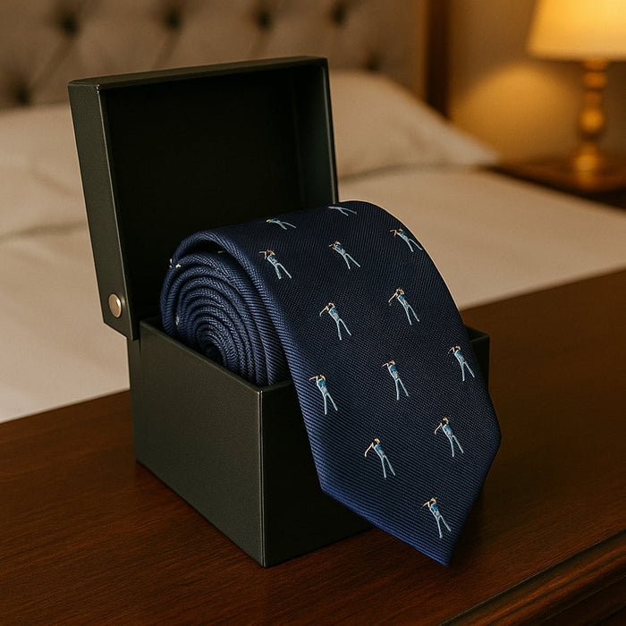 Men’s Designer Ties – Slim Modern Polyester Neckties with 17 Unique Styles