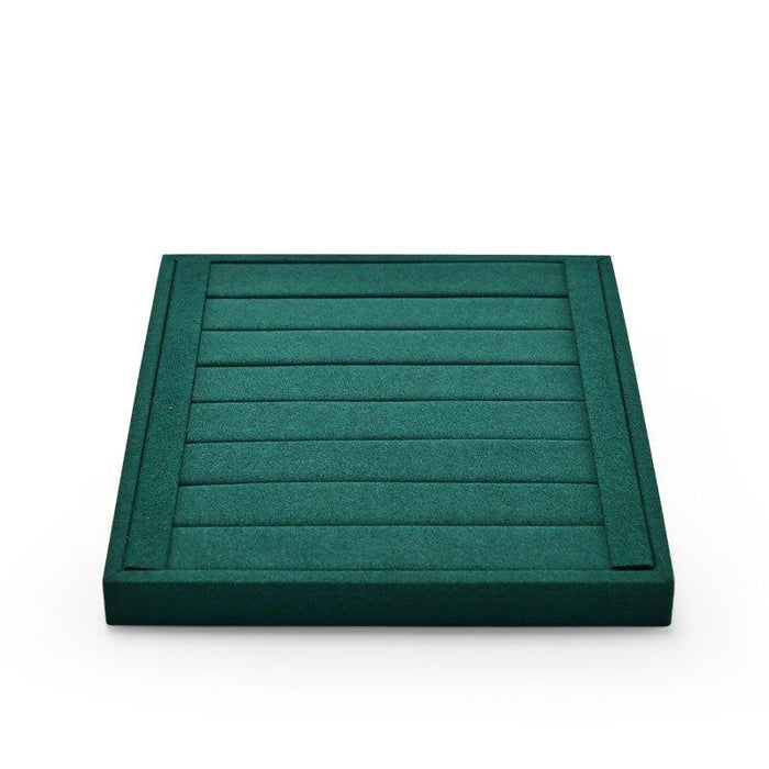 Green Metal Jewelry Display Tray