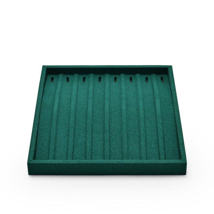 Green Metal Jewelry Display Tray