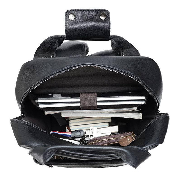 High-Quality Unique Men's Leather Backpack