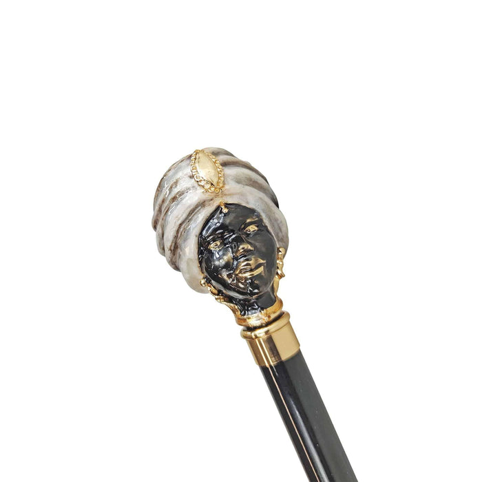 Unique "Teste di moro" Walking stick for Women