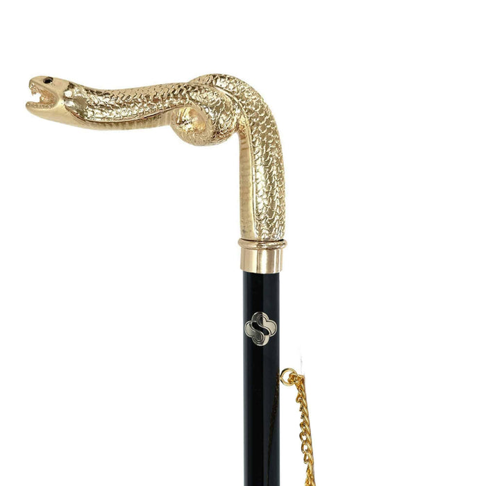 Stylish Artisan Serpentine Shoehorn with Snake Handle
