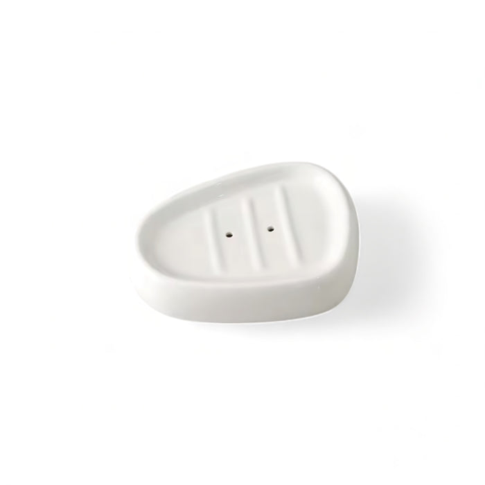 Ceramic Bathroom Accessories Set – Soap Dish, Dispenser, Cup and Holder