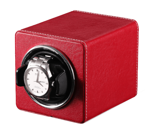Unique Colored Watch Winder with 1 Slot for Single Watch