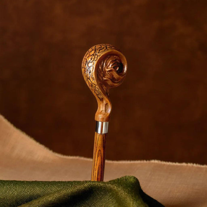 Sandworm Dune Modern Unique Walking Cane For Men, Large Handle