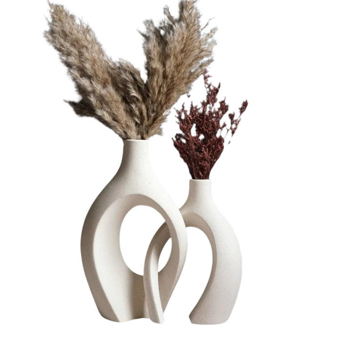 GEMELLI 2Pcs/Set Ceramic Embrace Vases