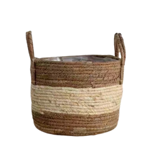 NATURA Eco-Friendly Wicker Planter Basket