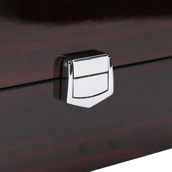 Single-Slot Lacquered Wood Watch Case with Velvet Interior