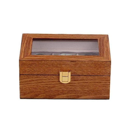 Wooden Watch Box Holder of Luxury Quality with 3 Slots