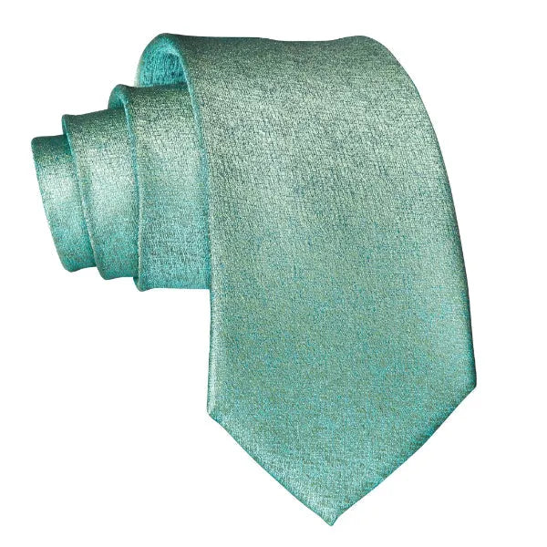 Mint Green Silk Tie for Men Classy and Elegant Accessory